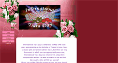 Desktop Screenshot of internationaltiaraday.com